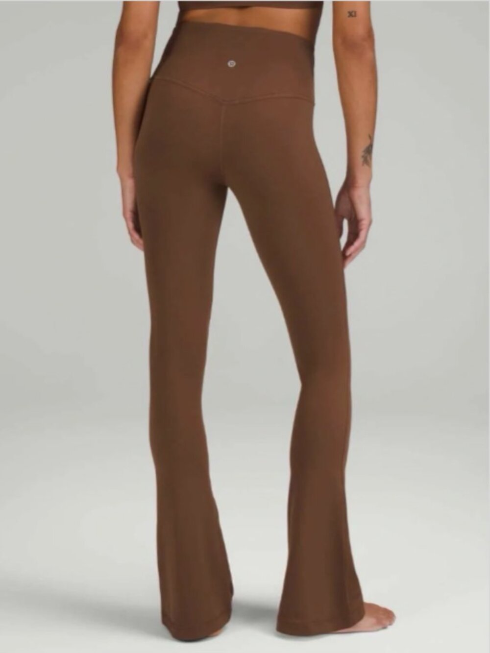 Lululemon Align High Rise Mini Flare Pants Sable Brown 6 LW5FCHS